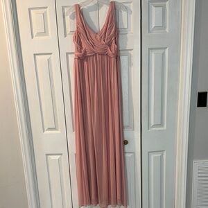 Dusty ballet pink bridesmaid dress size 6